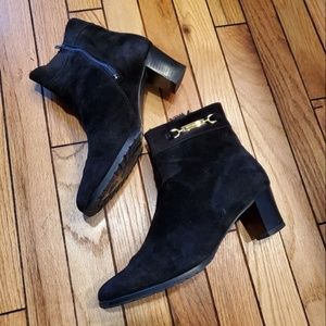 EUC Pertti Palmroth Suede, Fur Winter Ankle Boot